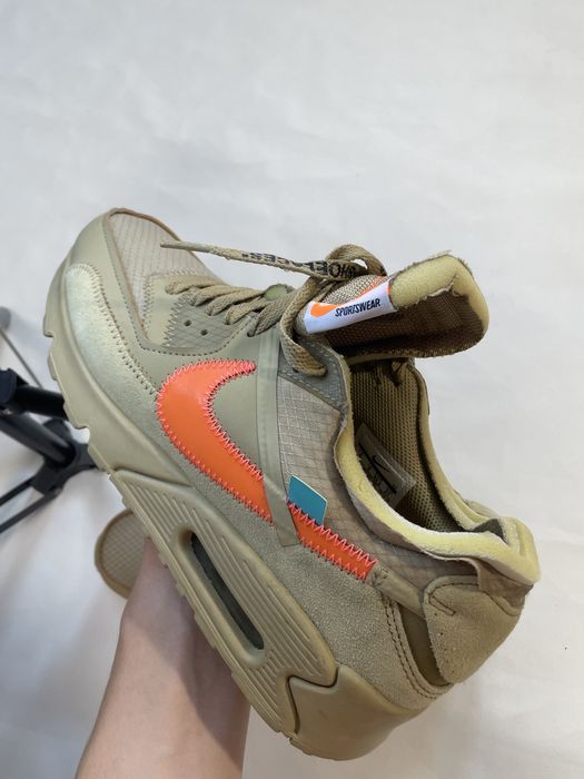 Кросівки Nike Air Max 90 x Off-White «Desert Ore»