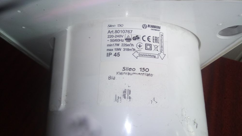 Вентилятор Blauberg Sileo 150