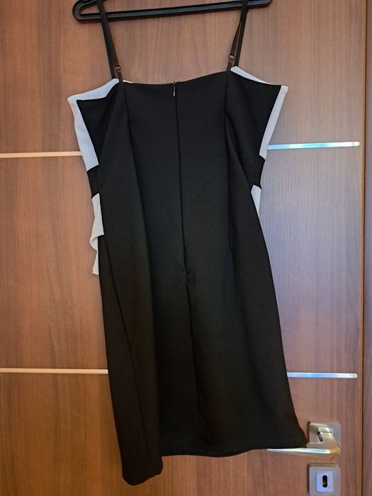 Sukienka czarno biala M