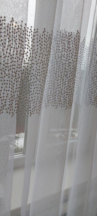 Тюль на бамбуковій основі ширина 11 метрів висота 3м