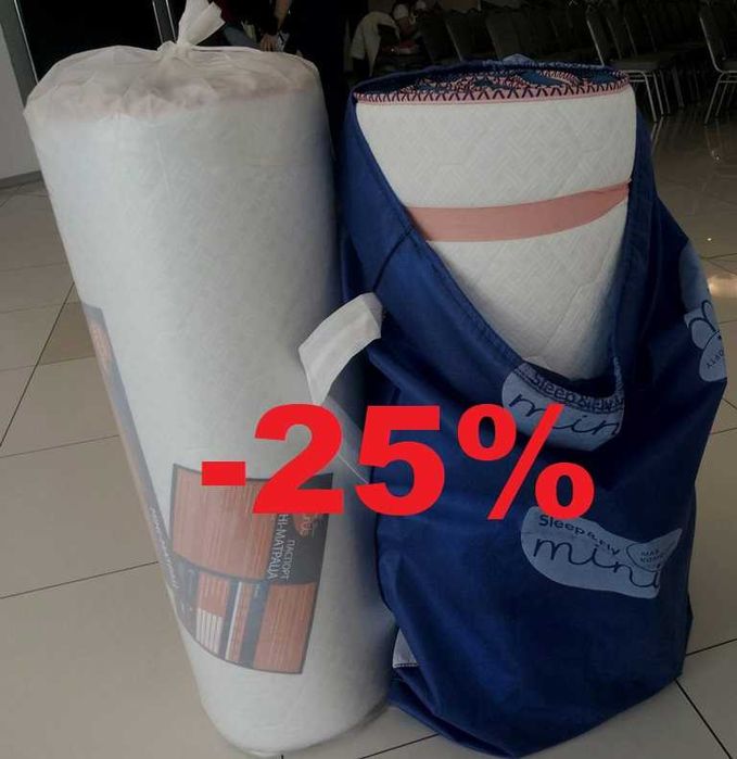 Тонкий мініматрац покращить спальну поверхню та комфорт сну.