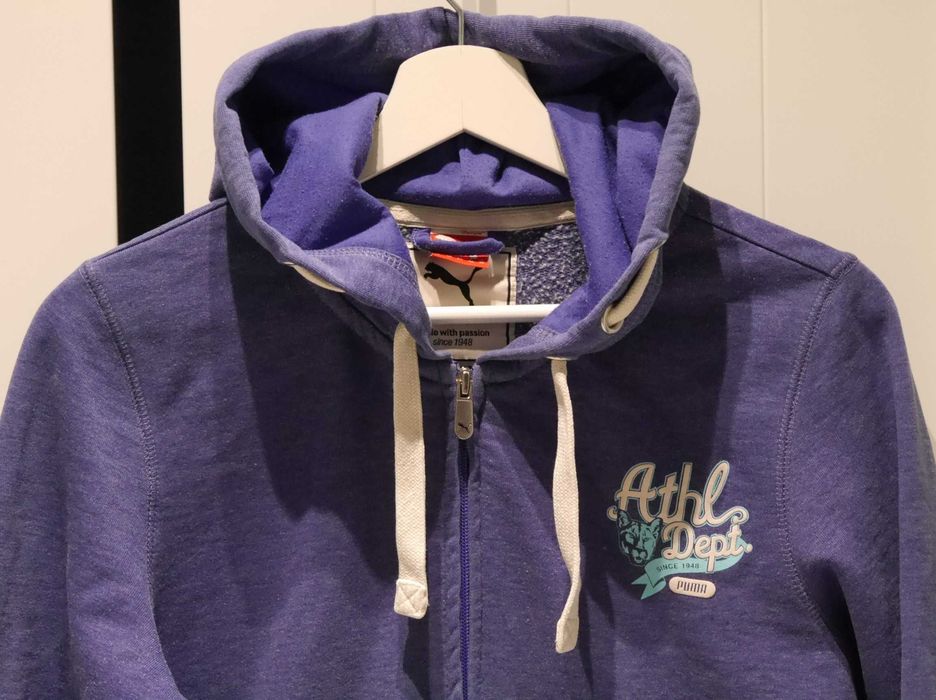 Puma świetna fioletowa bluza 40 L