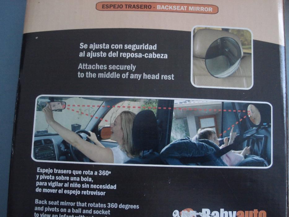 Espelho para controlo de bebe