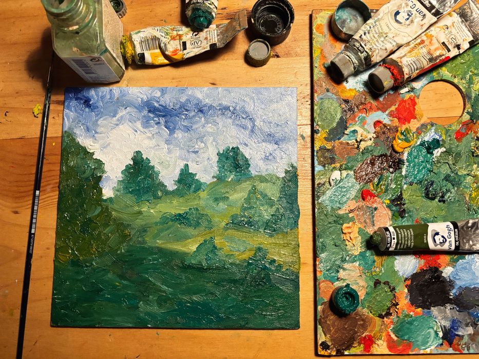 Pinturas a óleo Originais