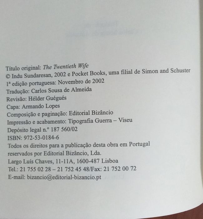 A Vigésima Mulher - Indu Sundaresah