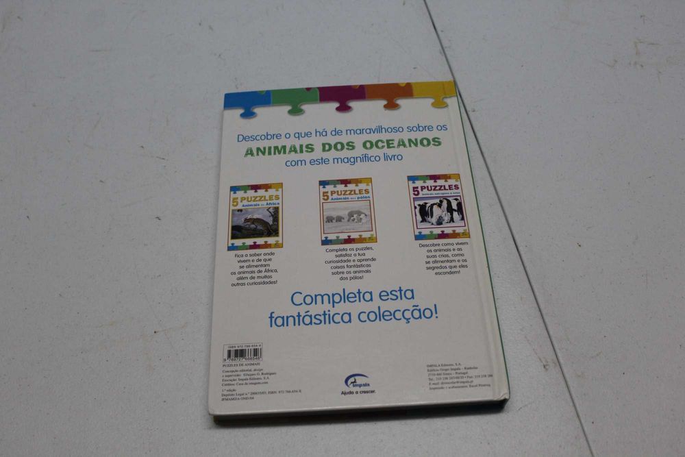 5 Puzzles - Animais dos Oceanos