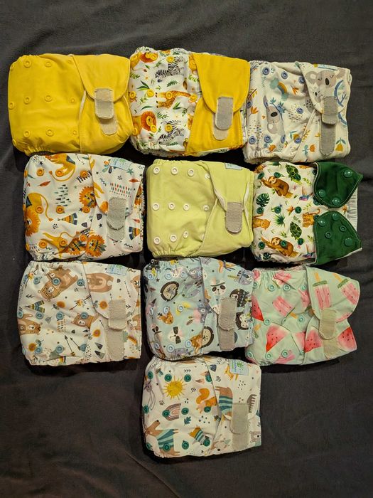 Stock Poupança para 1 Bebé: 30 Fraldas de Bolso Reutilizáveis