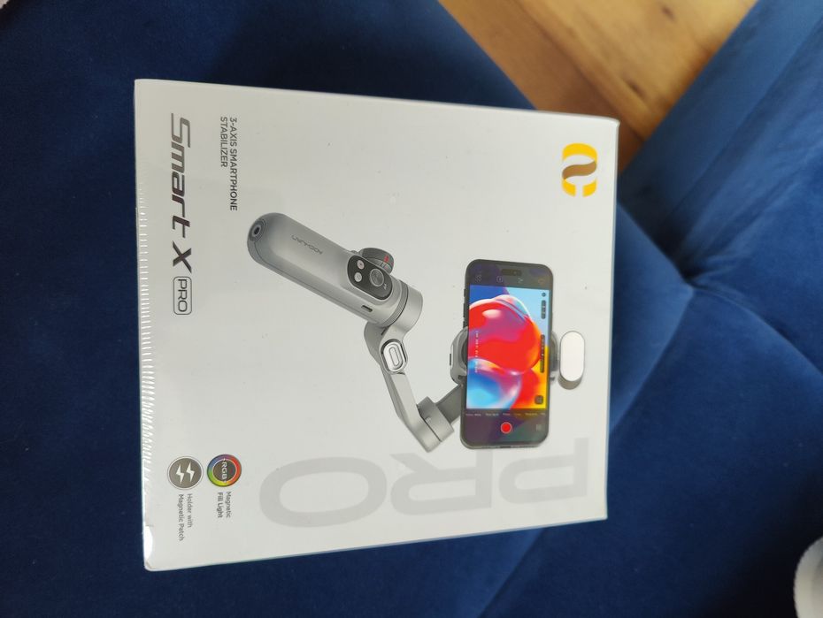 Gimbal 3-osiowy AOCHUAN Smart X Pro do telefonu nowy z gwarancją