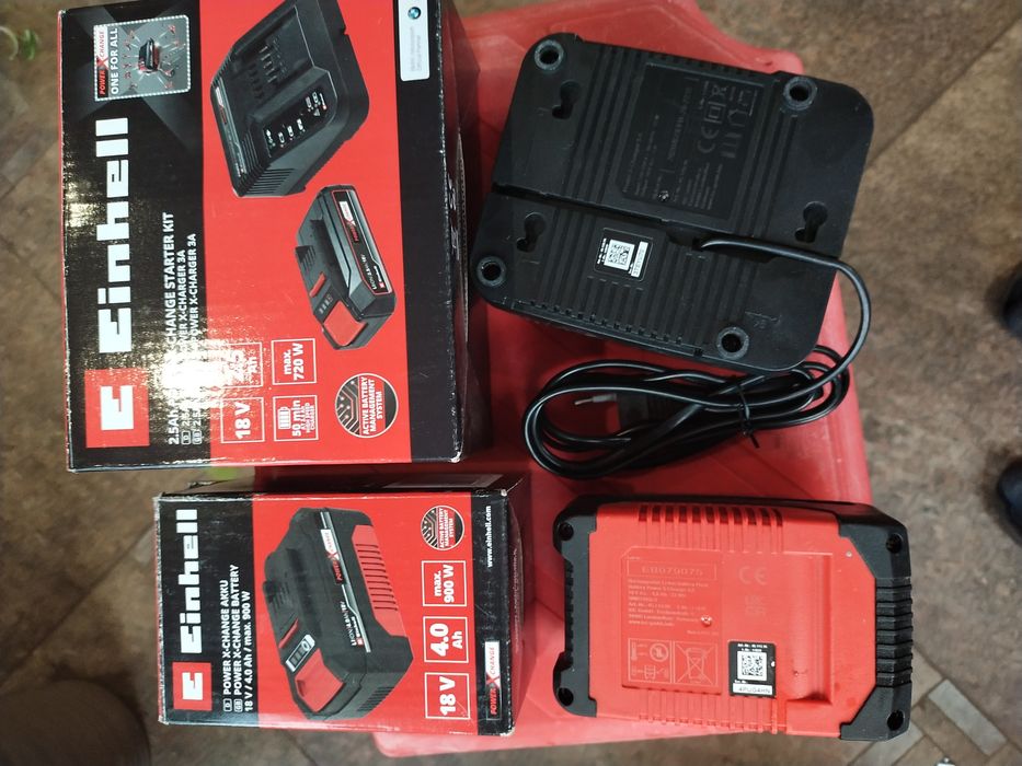 Enhell зарядное устройство и аккумулятор на 4,0 Ah.