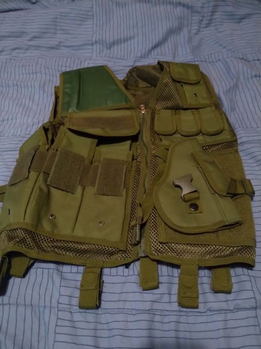 Colete verde para airsoft