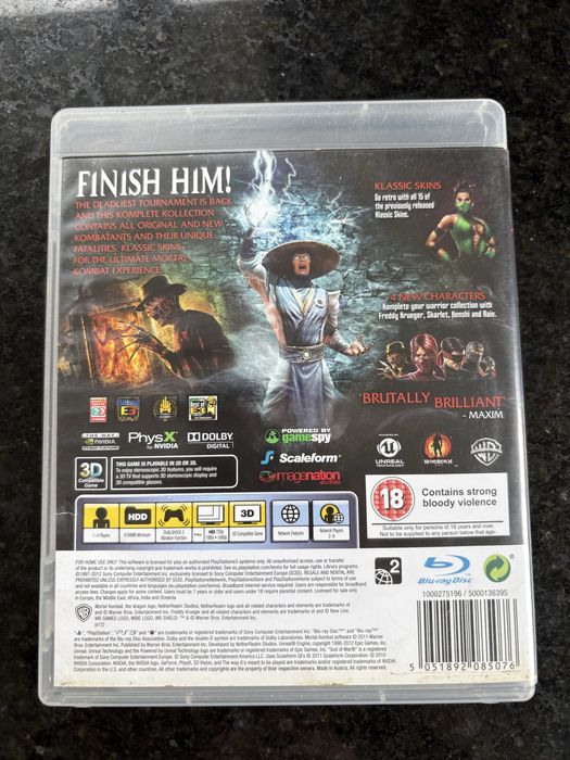 Mortal Kombat Komplete Edition/ps3