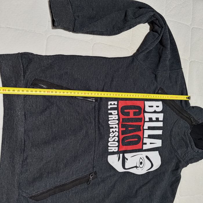 Bluza z kapturem dom z papieru 164 s unisex