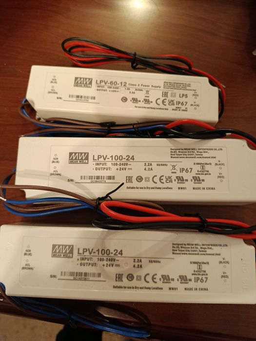Fonte de alimentação led mean wel