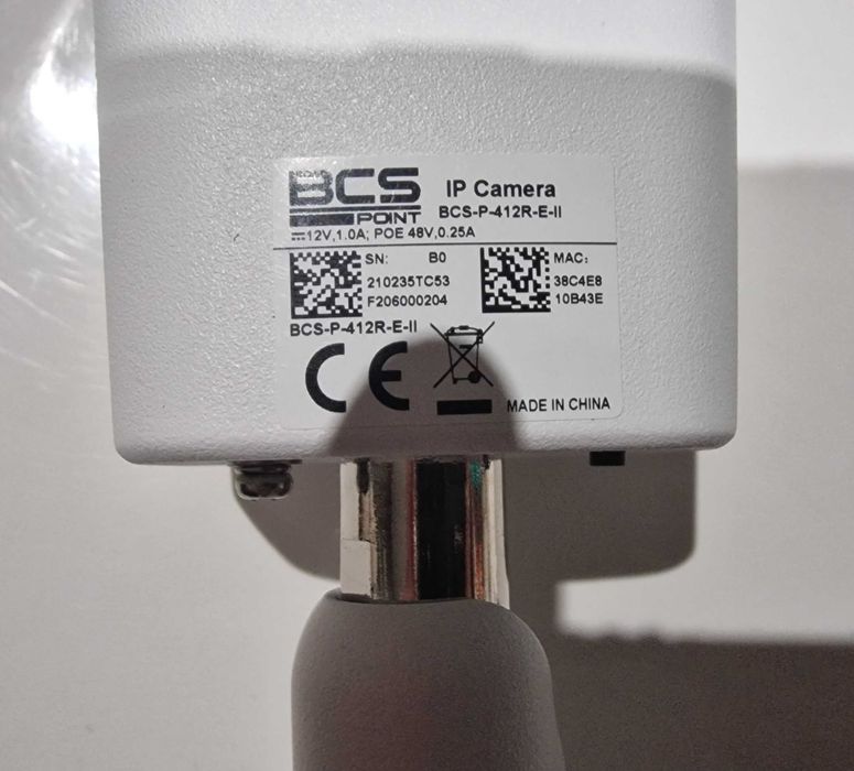 Kamera BCS Point BCS-P-412R-E-II 2mp