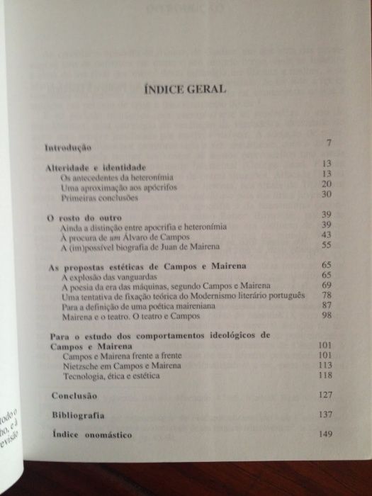 António Apolinário Lourenço - Identidade e Alteridade em Fernando Pess