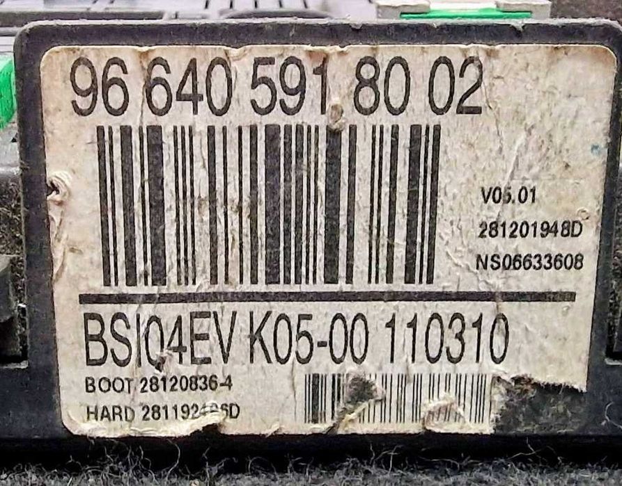 Caixa Fusíveis / SAM / BSI 9664059180 - PEUGEOT 308 I