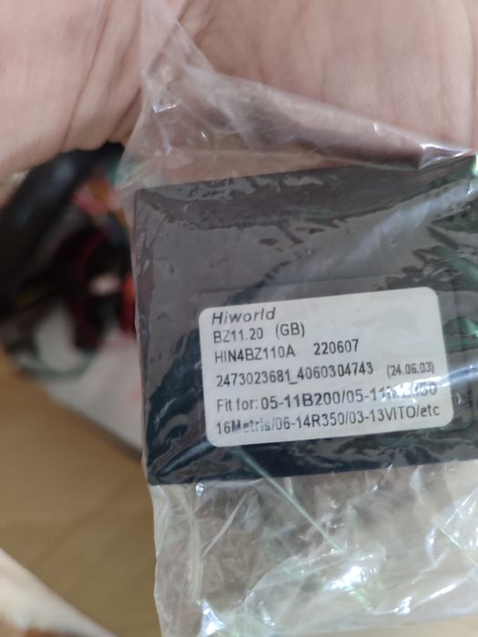 Canbus Mercedes android e moldura