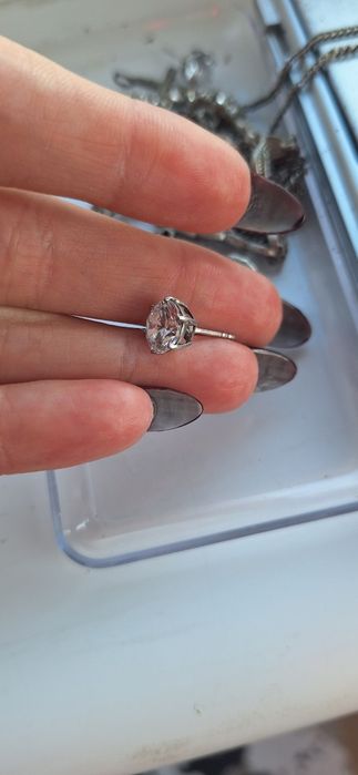 Срібло сережки ланцюжок каблучки 925