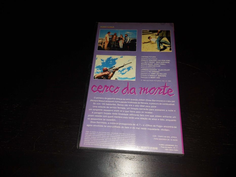 Cerco da Morte / Far from home - ação / thriller VHS - Drew Barrymore
