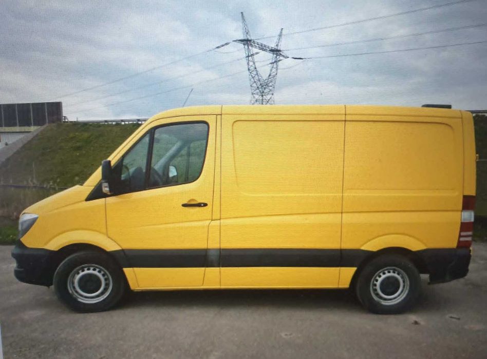 Karoseria dokumenty Mercedes Sprinter 906 2015 r. dekompletowana żółta L1H1