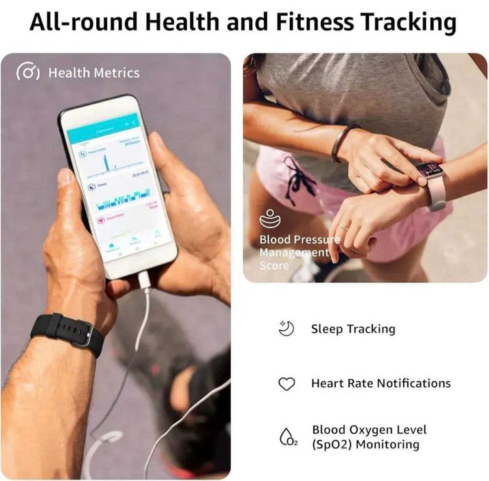 Смарт-часы AcclaFit P5, черный.