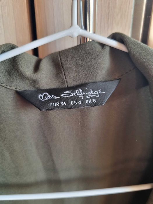 Хакі комбінезон спідниця-шорти Miss Selfridge, XS-S/42-44