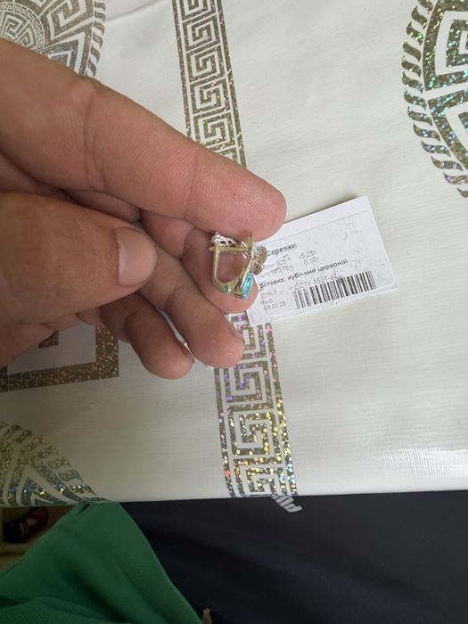 Продам серьги серебряные новые