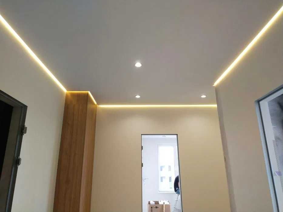 Натяжні стелі,Натяжные потолки.Злив води  Ремонт