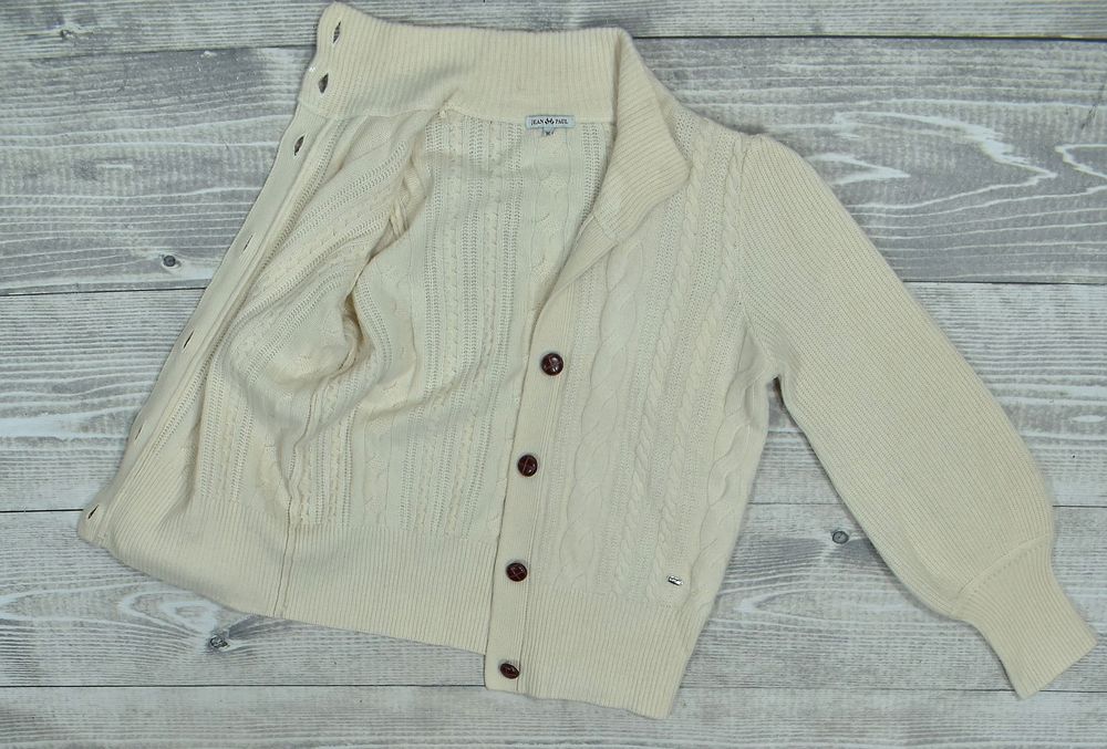 Jean Paul Amabell Wełniany Sweter Damski Kardigan M