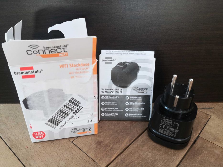 Gniazdko inteligentne wifi firmy Brennenstuhl WA 3000 XS02