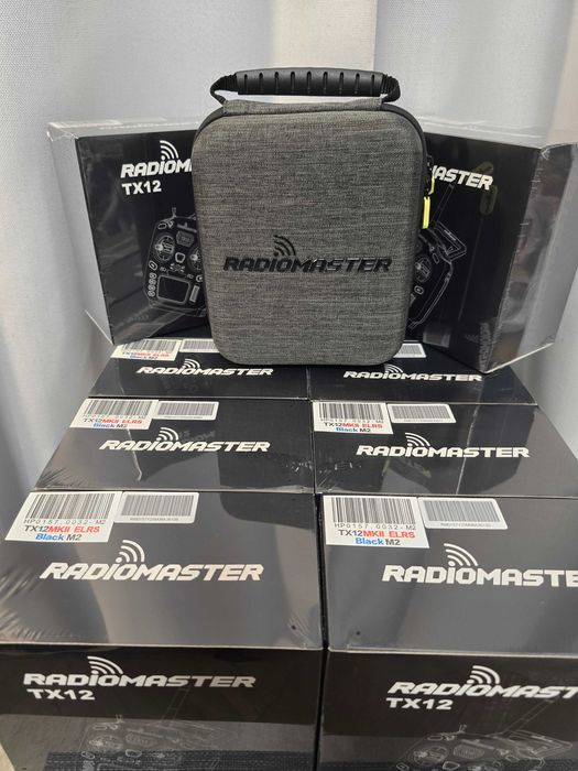 Radiomaster TX12 ELRS FCC MKII Нові пульти в плівці з заводу , Є акуми 18650, фірмові кейси, ES900TX модулі Є 50+ штук