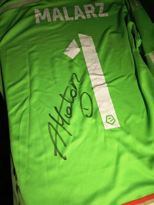 Koszulka bramkarska Legii z autografem Arkadiusza Malarza