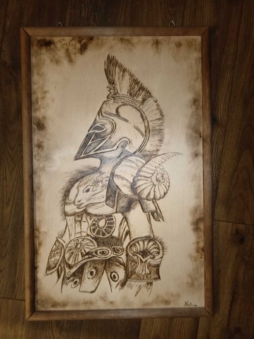 Obraz ręcznie wypalany