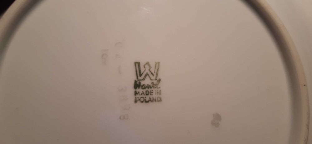 3 talerze ozdobne dla kolekcjonerów prl, wawel