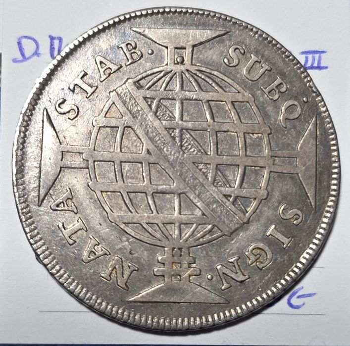 640 reis 1783 D.maria i e D.pedro iii
