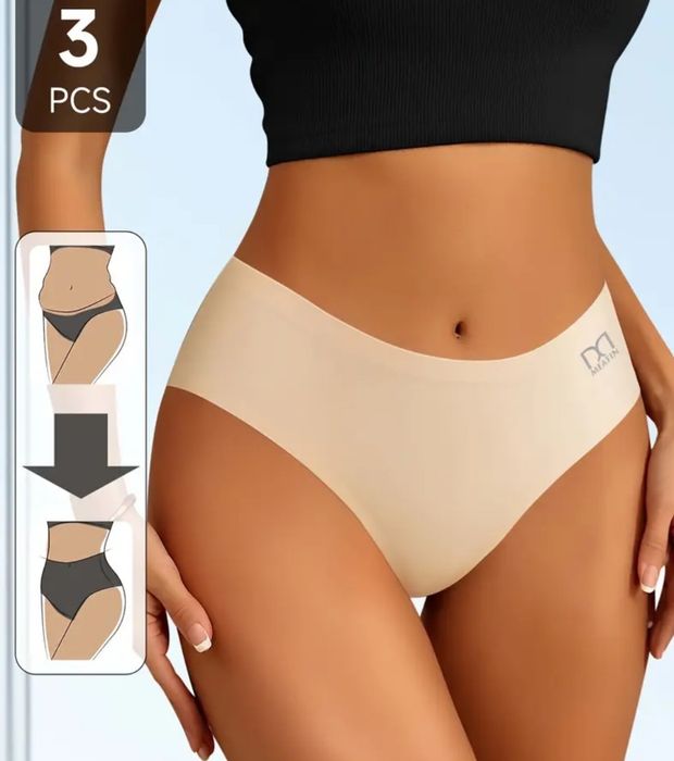 Жіночі трусики 3 пари XXL з мереживом