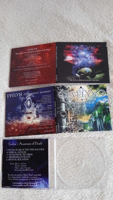 Evelyn (Dark Metal, Industrial) zestaw 3 płyt CD-R