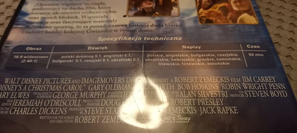 Opowieść Wigilijna dvd