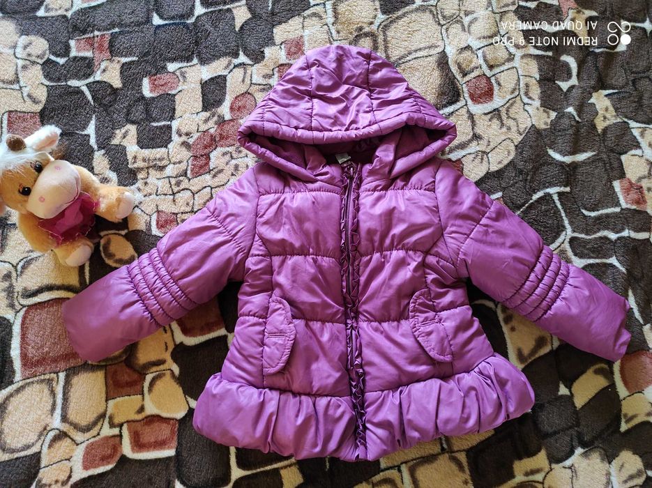 Курточка теплая на 1-1.5 года