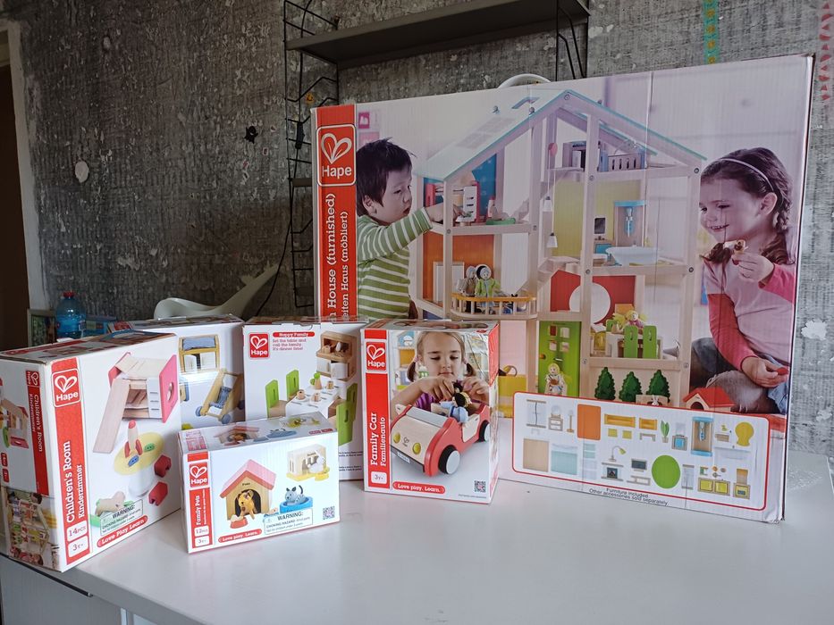 Великий набір дерев'яних іграшок Hape