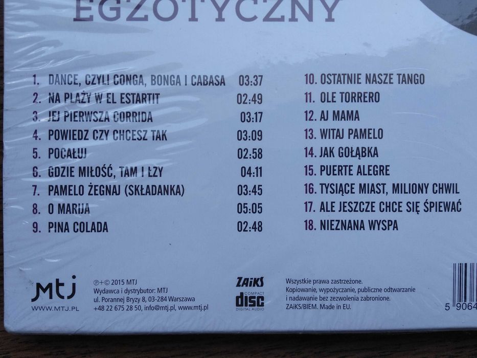 Tercet Egzotyczny CD the best nowe zafoliowane oryginalne,wysyłka!