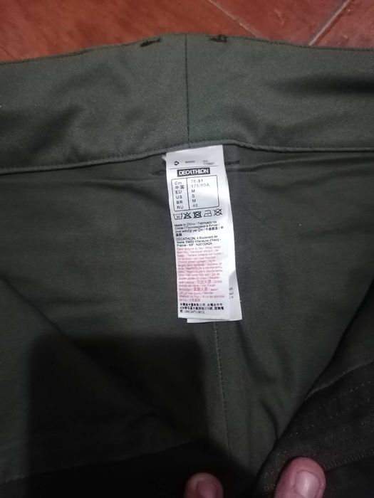 Calças M caça, Pouco uso