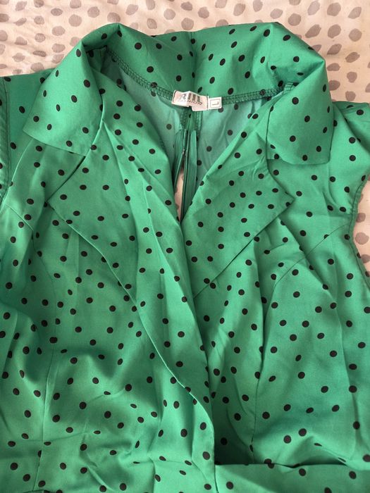 Плятье сарафан зелёное летнее