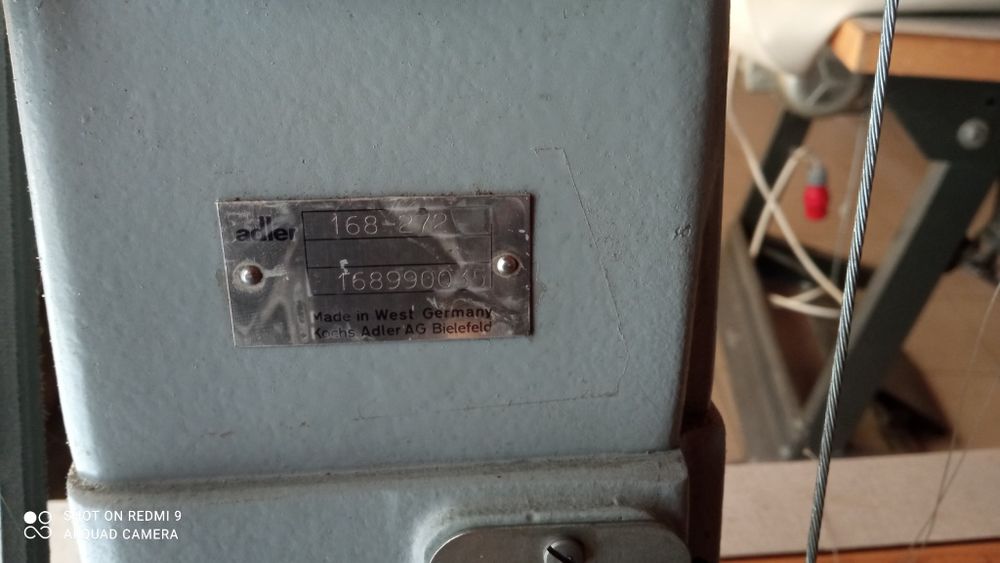 Adler maszyna 2 igłowa z potrójnym transportem