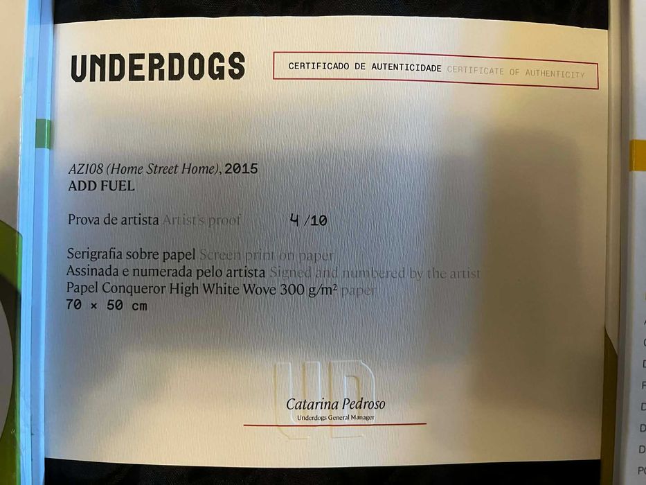 Home Street Home de Add Fuel (Diogo Machado) - Artist's Proof (2015)