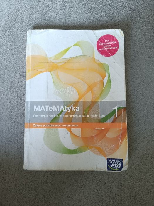 Podręcznik matematyka 1