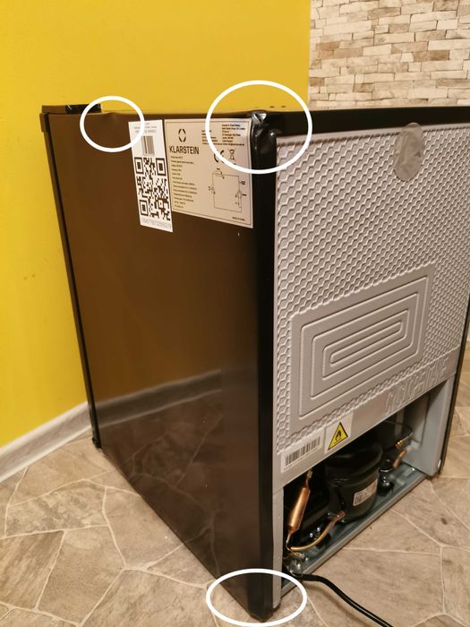 KLARSTEIN Cool Kid 66L Mini lodówka Czarny NOWA z Defektem