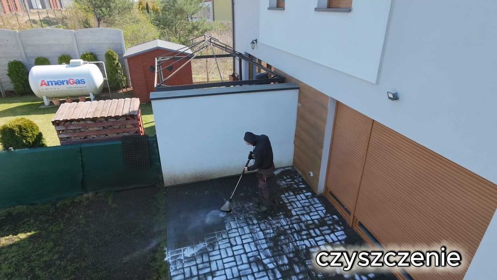 Czyszczenie Kostki, mycie tarasów, elewacji, dachów + impregnacja