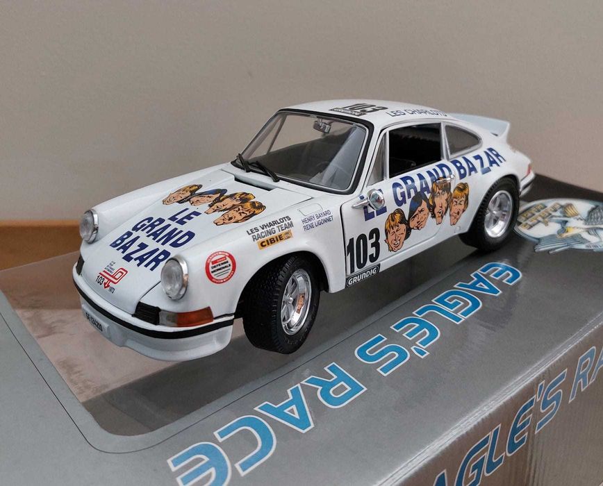 Miniatura Porsche 911 Carrera RSR 2.7 #103 de 1973 Eagle's Race 1:18