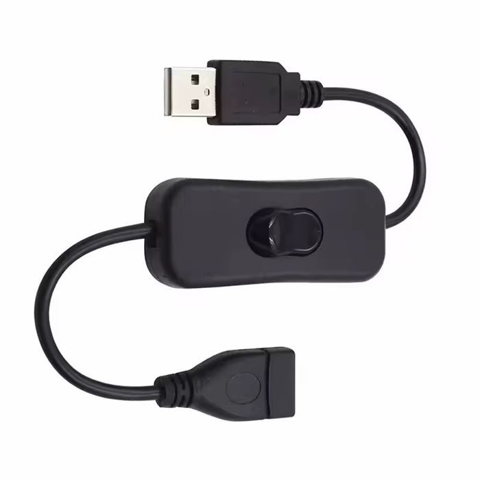 28-сантиметровий USB-кабель із перемикачем УВІМК./ВИМК